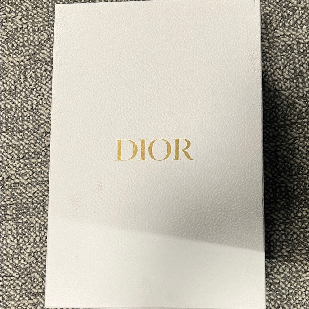 Christian Dior Dway Slides - Chambray Blue / Deep Blue - Size 35.5 - With Box